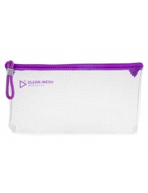 KCK PLAY CLEAR+MESH BAG A5.8-HOT PINK